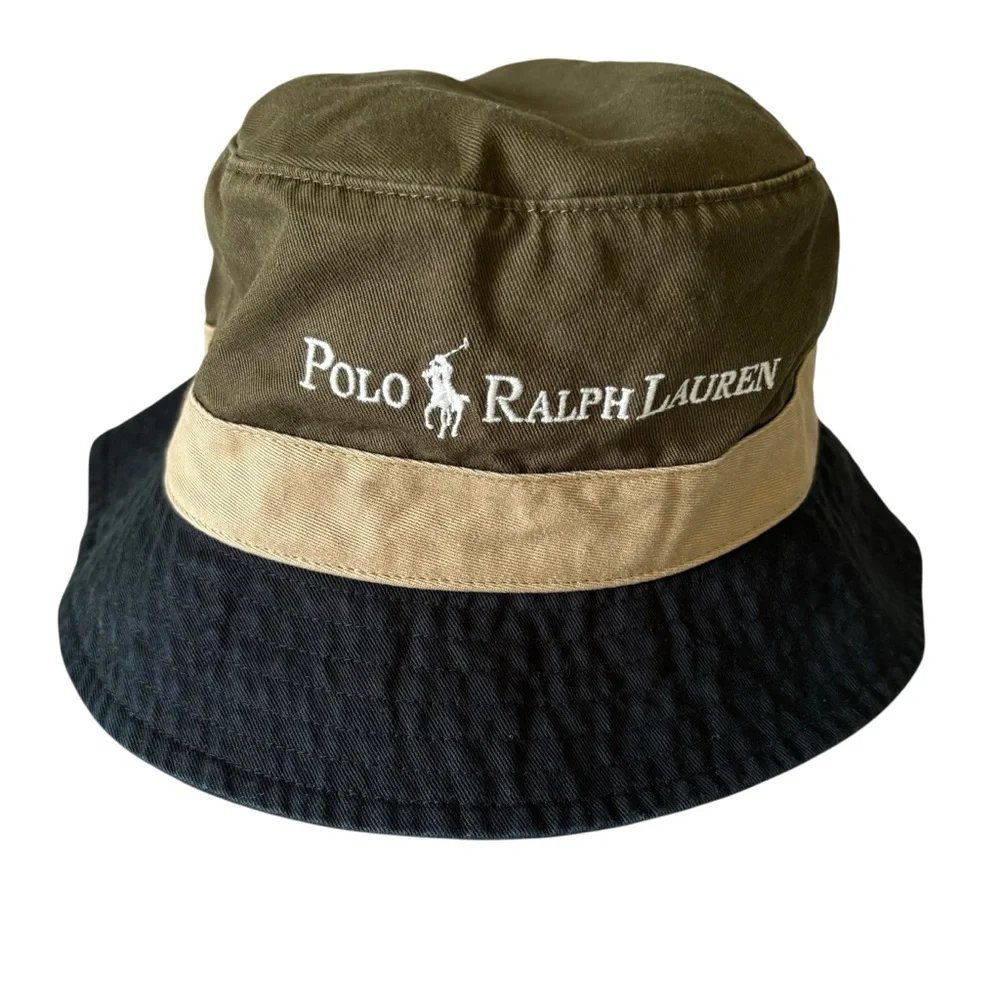 🆕 Polo Ralph Lauren ColorBlock Bucket Hat Sz L/XL - Picture 1 of 9